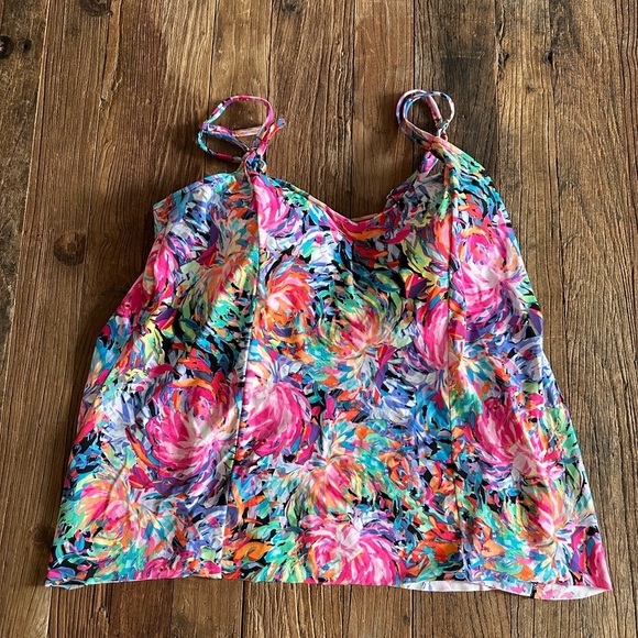 End of summer clear out 🔥Make an offer!!  Multicolor 2 Piece Swimsuit- 16W - Picture 1 of 6